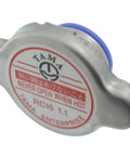 Heavy Duty 16 Psi Coolant Reservoir Radiator Cap Straight Up Oe Replacement For Honda Hyundai Kia Nissan showing steel construction.