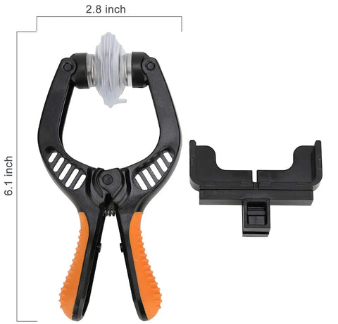 Screen Opening Tool Set 2 Piece Pliers And Suction Cup Screen Repair Kit for Mobile Phones Tablets And Laptops, easy grip handle