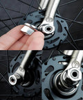 Top Tier 3/8 Inch Bike Wheel Axle Nut Kit Built Tough And Fresh Rock Solid Alloy Steel Bicycle Hardware with grip tight threads on bike.