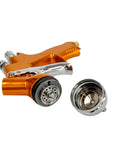 Professional Pneumatic Air Spray Gun With 1.3mm Nozzle For Automotive Paint Spraying and Auto Body Refinishing, detail view of nozzle.