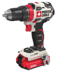 20V Max Cordless Drill Driver Kit With Two Batteries And Charger, One Half Inch Chuck, Brushless Motor Delivers Fifty Percent Longer Runtime, 370 MWO High Power, And Eighteen Hundred RPM For Quick Drills And Tough Fastening Workhorse