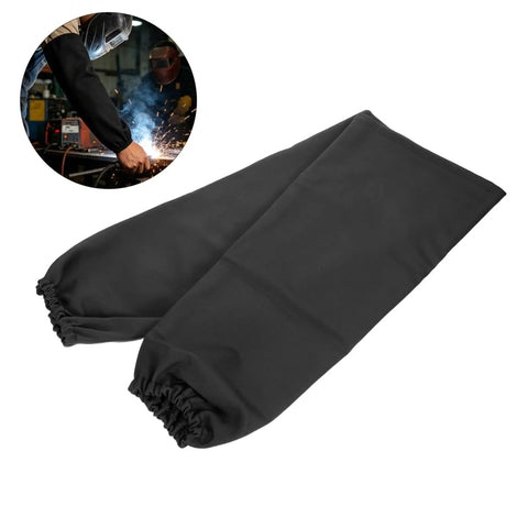 Legit Flame Resistant Welding Sleeves And Built Different Cotton Arm Guards for heat protection during welding tasks.