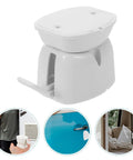Heavy Duty Rv Door Catch Keeps Enclosed Trailer And Camper Entry Secure With Easy Install; white plastic locking mechanism shown.