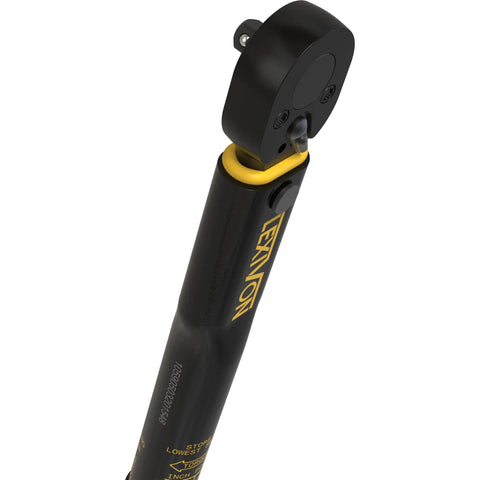 Pro Grade Inch Pound Torque Wrench One Quarter Inch Drive Twenty To Two Hundred InLb And Two Point Twenty Six To Twenty Two Point Six Nm Calibrated Tool With Traceable Serial Number And Certificate Built Tough For Auto And DIY showing head and handle details