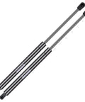 Heavy Duty Rear Hatch Strut Easy Bolt Right On Replace For 07 08 09 10 11 12 Hyundai Santa Fe Liftgate Tailgate Gas Shock Support No Hassle Swap, two shiny black liftgate shock struts.