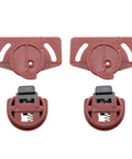 Four Pair Wardrobe Sliding Door Roller Kit With Pulleys And Circuit Board Hardware Brown, Durable Plastic Construction