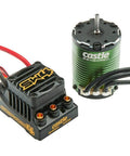 Beefed Up Sidewinder 4 Sensorless ESC And 1406 4600KV Brushless Motor Upgrade for 1 to 10 RC Vehicles, black and green design