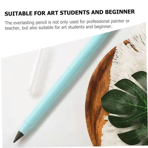 Everlasting Reusable No Sharpening Pencils Set For Students And Artists Graphite Sketch Pencils on wooden table