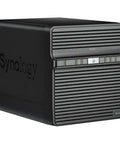 Kickstart Your Epic Data Station With This Reliable 4 Bay Diskless Nas Packing Dual Gbe Ports side view of black network storage box
