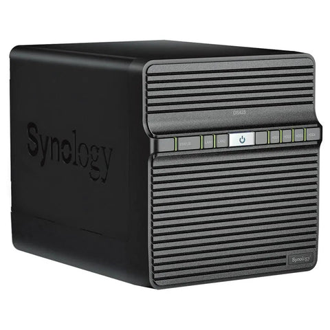 Kickstart Your Epic Data Station With This Reliable 4 Bay Diskless Nas Packing Dual Gbe Ports side view of black network storage box