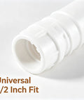Ditch The Leaky Hose With This Awesome 1/2 Inch Repair Kit Featuring Eight Sturdy Plastic Connectors And Tight Clamps Perfect For Garden Hoses, Aquariums, Or DIY Plumbing Fixes That Save You Cash And Time While Standing Up To Any Weather. Universal 1/2 inch plastic hose connector