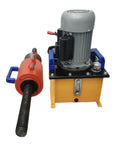 100 Ton Excavator Sleeve Pressing Machine With Electric Pump 220V 1.5KW Hydraulic Crawler Pin Press front view