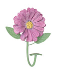 Heavy Duty Wall Mounted Clothes Hook And Entryway Coat Rack Featuring Slick Steel Key Hanger Construction That Works As A Total Home Game Changer Perfect For Bags Scarves And Zero Stress Storage, flower design.