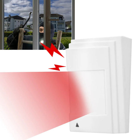 Wired Dual PIR Motion Sensor With 12V High Decibel Infrared Alarm For Top Notch Home Security Setup To Keep Your Spot Locked Down Tight Through Bedrooms And Living Rooms