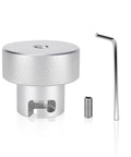 Beefy Heavy Duty Aluminum Bottle Jack Valve Release Knob Replacement For Hydraulic Press And Jack Handle Fitting 7 Sixteenth Inch Size Durable 6061 Aluminum Corrosion Resistant Easy Install showing product parts
