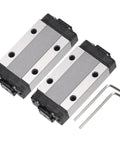 MGN9H Linear Bearing Carriage Block With Mini Guide And Wrench, 9mm Slide Rail, Pack Of 2 for DIY, 3D Printers, CNC Machines