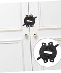 Solid 2 Pack Clamping Mending Plate Brackets For Tabletop Repair And Wood Panel Connector Heavy Duty Furniture Joint Fix Quick Install No Sweat Setup Guaranteed on white cabinet doors.