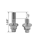 Extended Side Terminal Battery Bolts For Chevy 1992 Through 2002 C K Series Trucks with 1-5/8" height and 1/2" diameter.