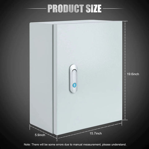 Rugged Electrical Junction Box For Indoor And Outdoor Use Wall Mounted Waterproof Dustproof Metal Enclosure With Safety Locks