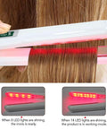 Ultrasonic Infrared Hair Straightener With LCD Display and 360 Degree Swivel Cord using infrared heat on hair