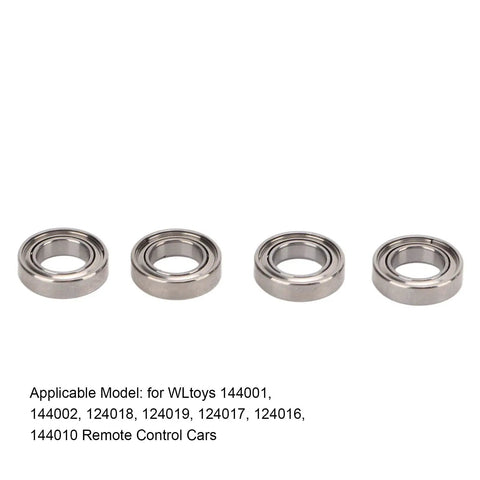 Top Shelf Heavy Duty RC Car Ball Bearings 4 Pack Rust Proof Stainless Steel 7X4X1.8MM Miniature Bearing Set For Slick Handling And Race Ready Performance Builds