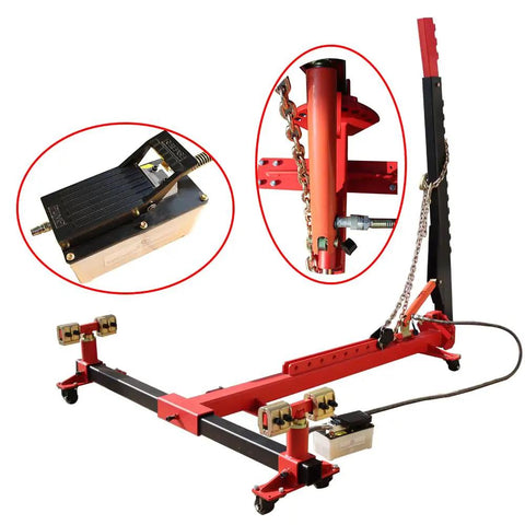 10 Ton Beefy Car Frame Puller Set With 4409 Lb Loading Capacity Auto Body Frame Straightener And Heavy Duty Car Frame Machine