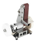 Upgrade Your Bench Workflow With This Slick Seven Speed Mini Belt Sander Table Top Grinding And Polishing Machine Built Tough For Wood And Stained Glass Creative Builds, compact design with sanding and polishing attachments.