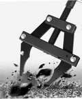 Heavy Duty Motorcycle Chain Tensioner Tool For Quick Adjustments And Snug Fits Perfect For Garage Builds Bike Fixes And Industrial Gear Maintenance, black iron alloy construction.