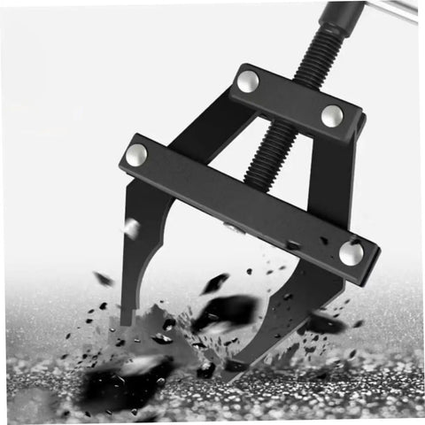 Heavy Duty Motorcycle Chain Tensioner Tool For Quick Adjustments And Snug Fits Perfect For Garage Builds Bike Fixes And Industrial Gear Maintenance, black iron alloy construction.