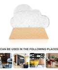 Cloud Storm Glass Weather Forecaster Desktop Weather Station Predictor For Home Office Decor Cute Cloud Bottle