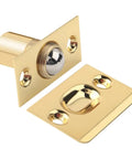 4 Pack Adjustable Ball Catch Latch With Screws For Closet And Cabinet Doors Easy Install Hidden Mount Ball Clasp Steel in gold finish