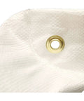 Close-up of Two-Sided Archery Bag Target Set For NASP Practice, durable fabric texture with brass grommet for easy hanging
