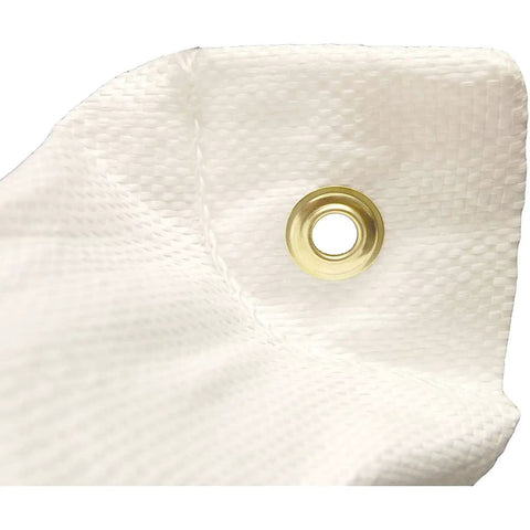 Close-up of Two-Sided Archery Bag Target Set For NASP Practice, durable fabric texture with brass grommet for easy hanging
