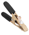 Heavy Duty Earth Wire Clamp With 40 Mm Big Jaw And 260 Amp Capacity, Premium Brass Grounding Pliers for welding with heat sheath.