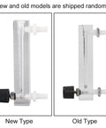 7 Flowmeter With 20 LPM Flow Rate And Handy Control Valve For Oxygen Air And Industrial Gas Measurement Transparent acrylic body, new and old types