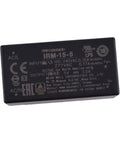 Rock Solid 15W Ac Dc Power Supply Module Delivering Steady 5V At 3A Universal 85 To 305Vac Input compact black unit, labeled input/output specs.
