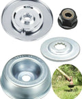 Components of 4-Piece Trimmer Head Conversion Kit For Straight Shaft String Trimmers And Brush Cutters No-Fuss Install Heavy-Duty