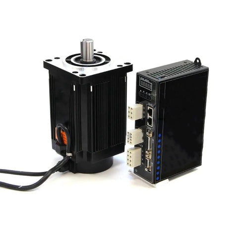 Sick Nema 52 Closed Loop Stepper Motor And Control Driver Kit Featuring 130mm Flange 50 Nm Torque Three Phase Servo Motor With 24mm Shaft