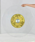 Glass Lazy Susan Rotating Turntable Tray With Smooth 360 Degree Spin For Dinner Table And Kitchen Round Swivel Serving