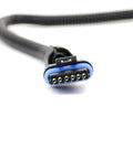 Close-up of connector on 66 Inch PMD FSD Extension Harness For 6.5L Turbo Diesel Engines Black Pump Mounted Driver Relocation Cable