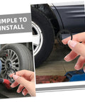 Two Pack Hydraulic Jack Circlip Retaining Snap Ring Set For External Circlips, steel, easy install, tire change demonstration