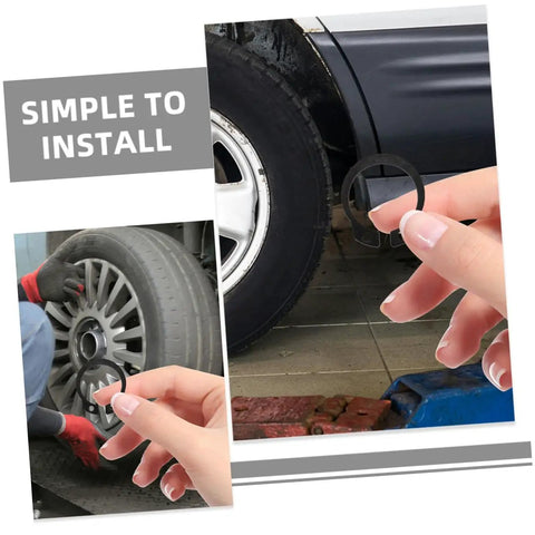 Two Pack Hydraulic Jack Circlip Retaining Snap Ring Set For External Circlips, steel, easy install, tire change demonstration