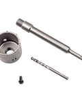 CertBuy 2 1/2 inch concrete hole saw kit with SDS Plus shank, 65mm cutter, drill bit, and mounting screw