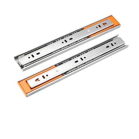 Stainless Steel Drawer Slides With Soft Close For 10 To 22 Inch Cabinets Three Section Sliding Rails Built To Last