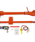 Heavy Duty 1100 Lb Truck Mounted Crane Hoist W/ 12V Electric Winch For Rough Work Zones Built To Last Q235 Steel components display