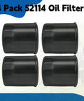 Four Pack 52114 Transmission Filter Replacement For Ferris IS600Z And Wide Brand Compatibility With Ariens Bad Boy Bush Hog Exmark