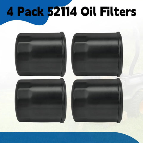 Four Pack 52114 Transmission Filter Replacement For Ferris IS600Z And Wide Brand Compatibility With Ariens Bad Boy Bush Hog Exmark