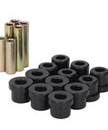 Rear Leaf Spring Bushing Sleeve Kit 102506601 Replacement For Precedent 2004 Up And Tempo 2018 Up Gas And Electric Durable Rubber Mounts And Metal Pins Set Easy Install For A Smooth Rugged Ride. black rubber bushings and metal sleeves