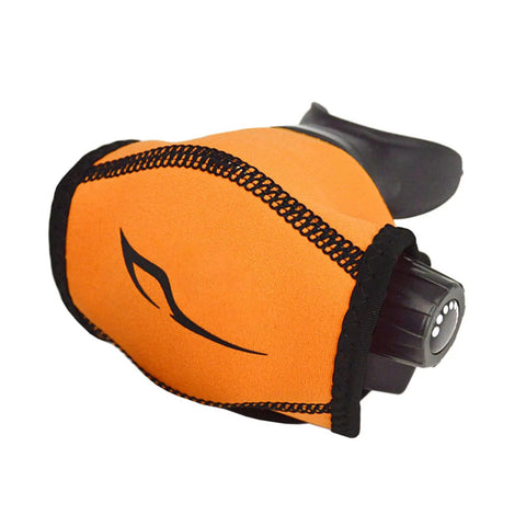Neoprene Second Stage Regulator Protector Cover For Diving And Snorkeling Gear Must Have Durable Shock Resistant Shield, orange color