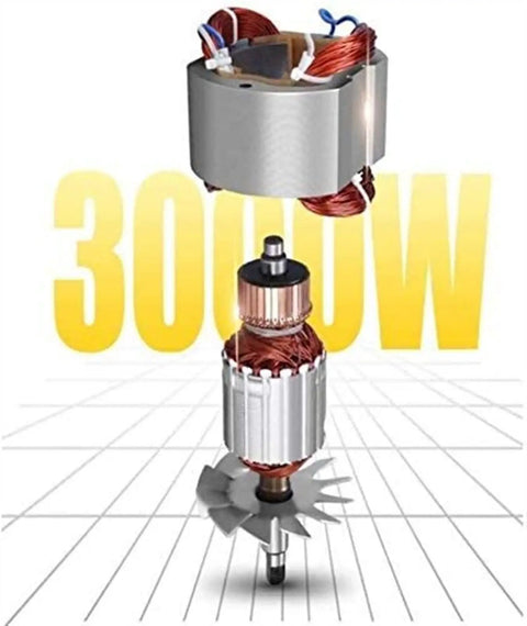 Internal motor components of Pro Grade Electric Grain Grinder Mill High Speed Spice And Herb Grinder With 800g Capacity